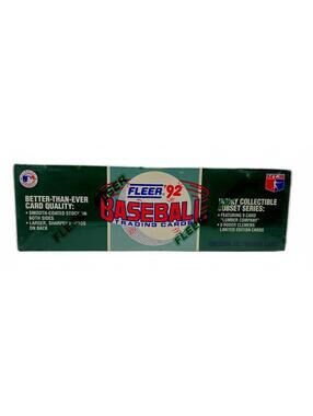 Fleer 1992 Baseball Trading Card Set 732 Count Factory Sealed Box